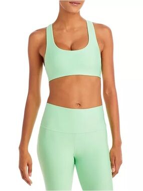 SOLD ❌ ALO Yoga Light Green Racerback Sports Bra